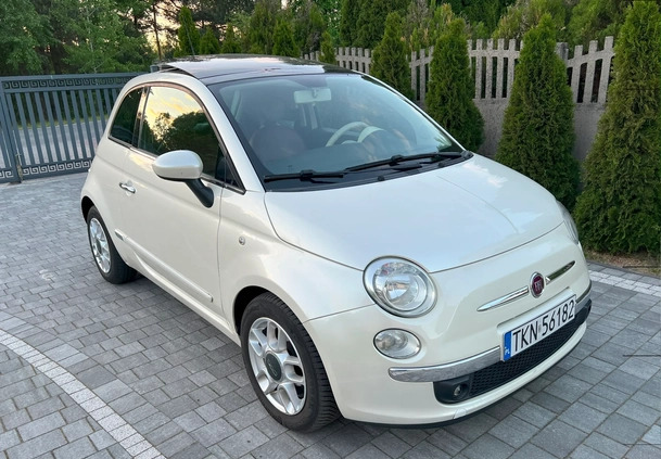 Fiat 500 cena 25900 przebieg: 130000, rok produkcji 2008 z Końskie małe 326